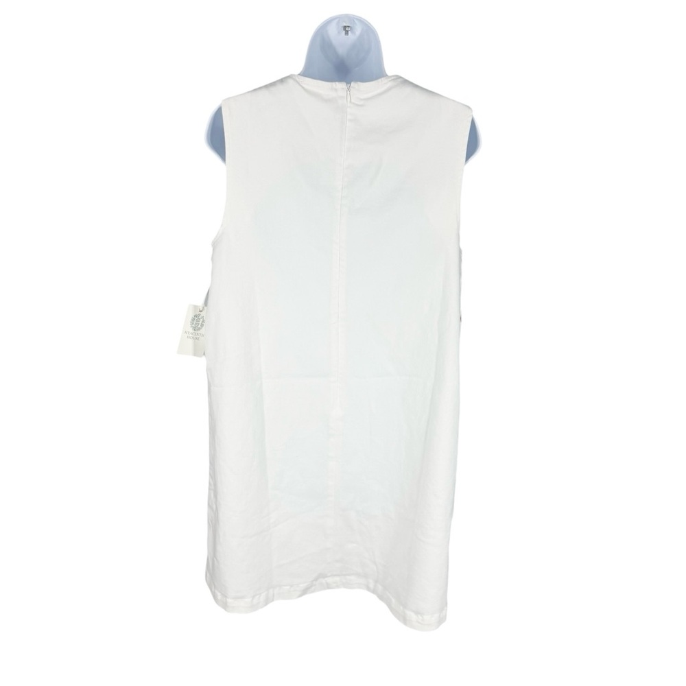 Tuckernuck Hyacinth House Bitsy Twill Mini Swing Dress White NWT Size L - Picture 6 of 12